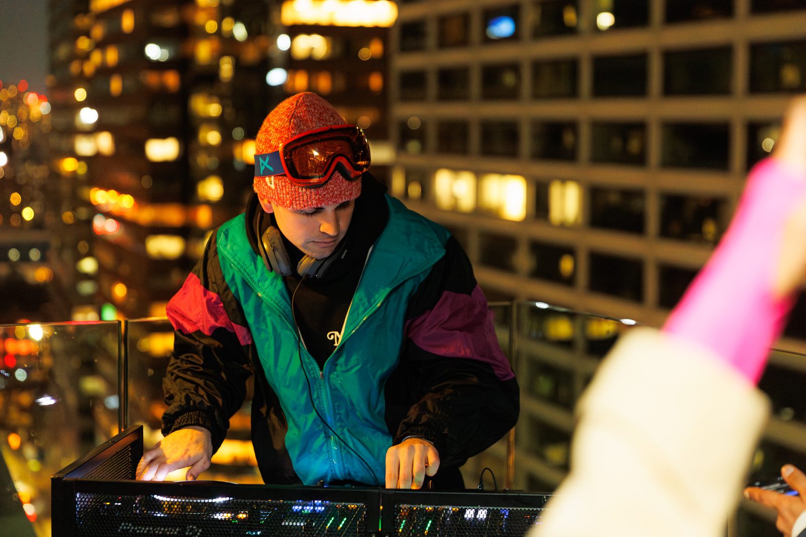 Rooftop set at Highwater